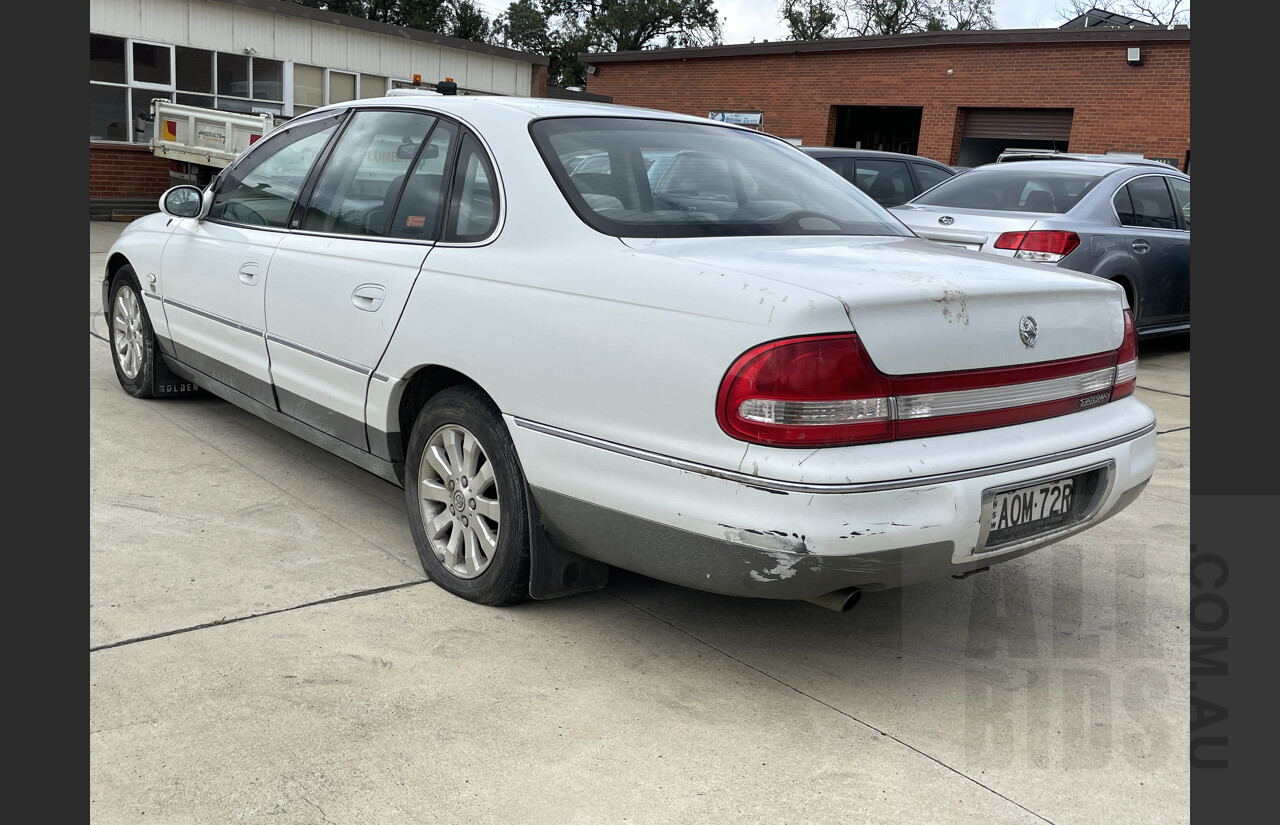 3/2002 Holden Statesman V6 WHII 4d Sedan White 3.8L