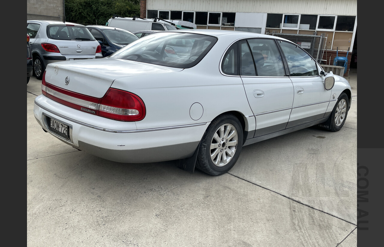 3/2002 Holden Statesman V6 WHII 4d Sedan White 3.8L