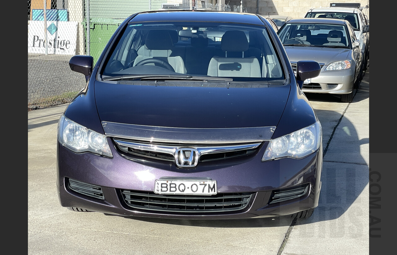 6/2007 Honda Civic Vti-l 40 4d Sedan Purple 1.8L