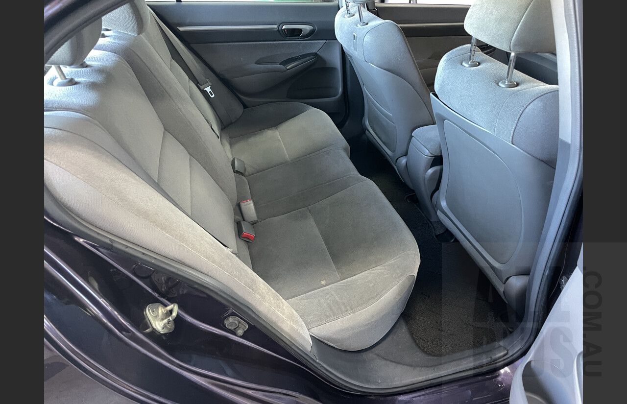 6/2007 Honda Civic Vti-l 40 4d Sedan Purple 1.8L