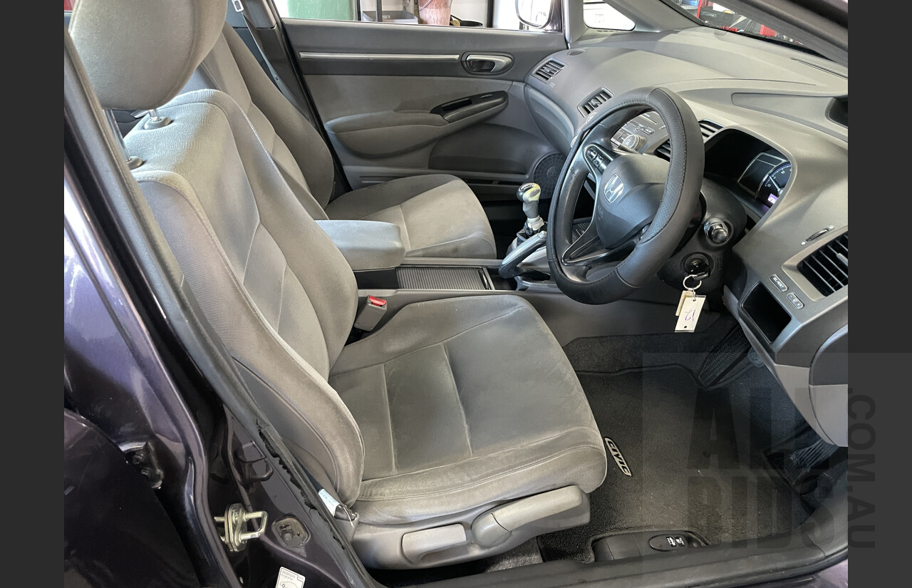 6/2007 Honda Civic Vti-l 40 4d Sedan Purple 1.8L