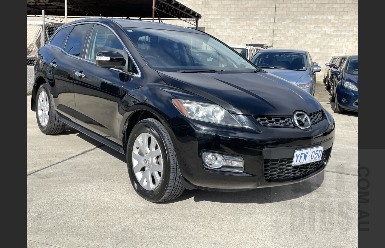 8/2009 Mazda Cx-7 Luxury (4x4) ER 4d Wagon Black 2.3L
