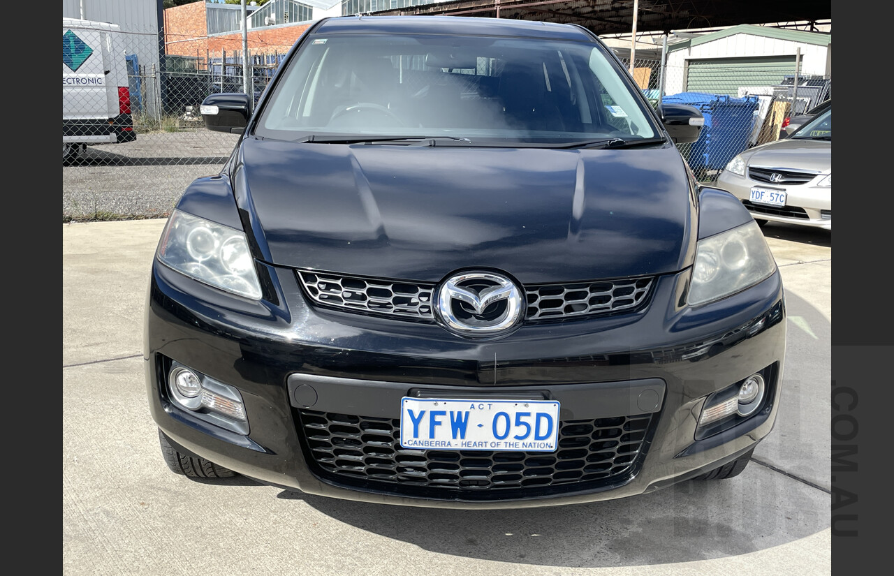 8/2009 Mazda Cx-7 Luxury (4x4) ER 4d Wagon Black 2.3L