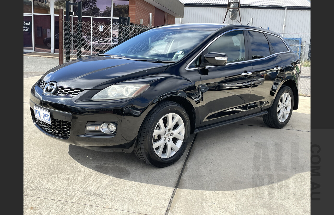 8/2009 Mazda Cx-7 Luxury (4x4) ER 4d Wagon Black 2.3L