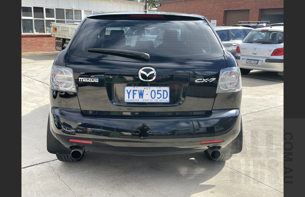 8/2009 Mazda Cx-7 Luxury (4x4) ER 4d Wagon Black 2.3L