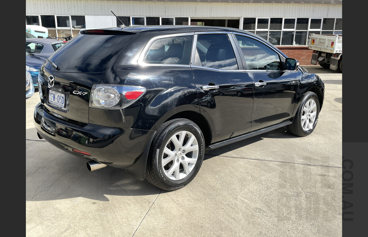 8/2009 Mazda Cx-7 Luxury (4x4) ER 4d Wagon Black 2.3L