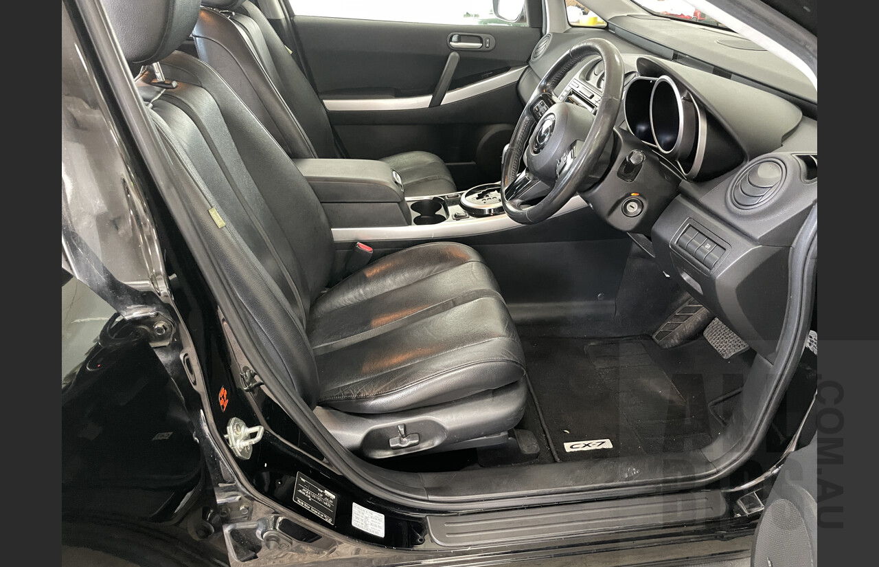 8/2009 Mazda Cx-7 Luxury (4x4) ER 4d Wagon Black 2.3L