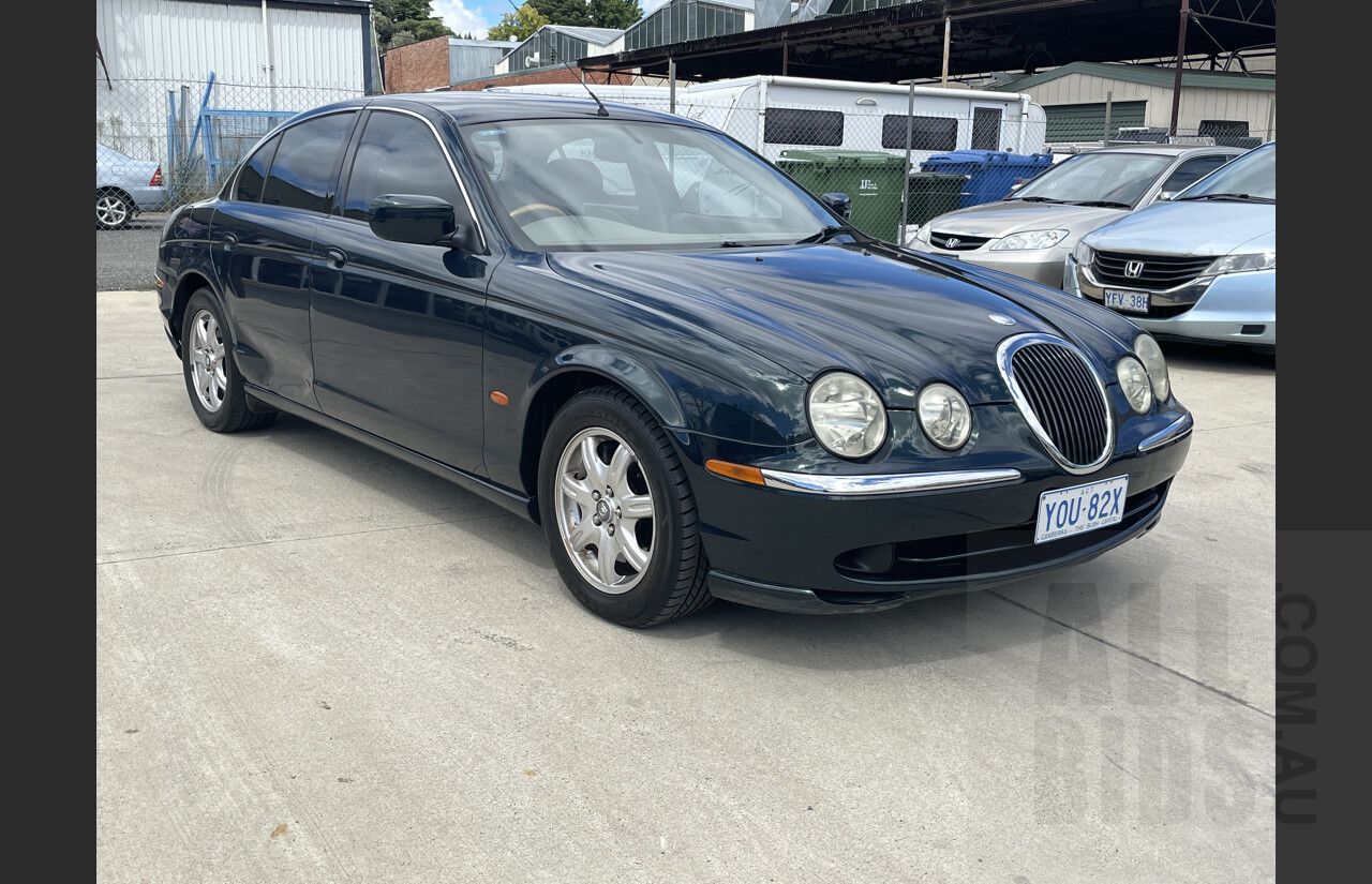 6/2001 Jaguar S Type V6 MY01 4d Sedan Green 3.0L