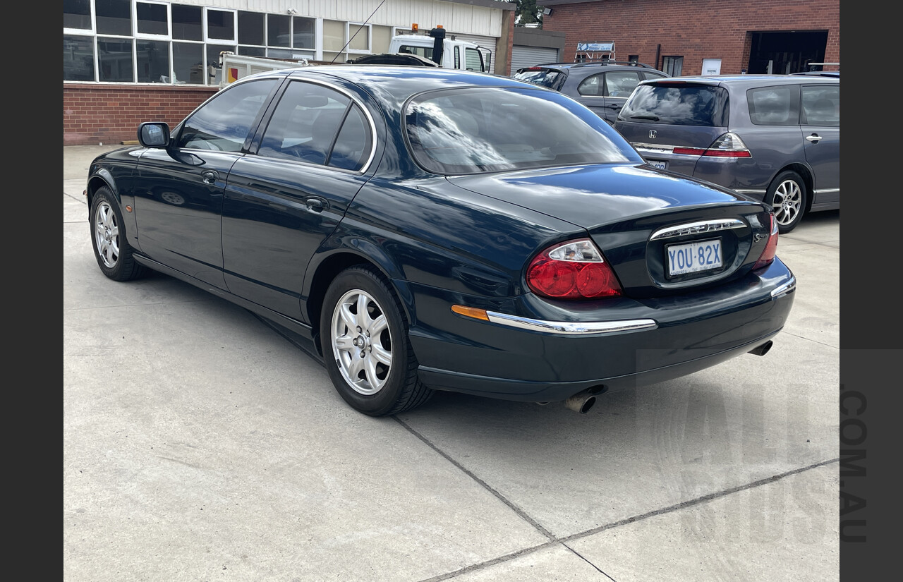 6/2001 Jaguar S Type V6 MY01 4d Sedan Green 3.0L