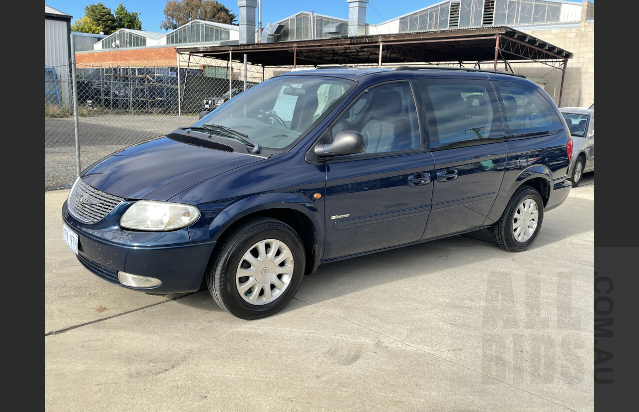 7/2004 Chrysler Voyager LX RG 05 UPGRADE 4d Wagon Blue 3.3L