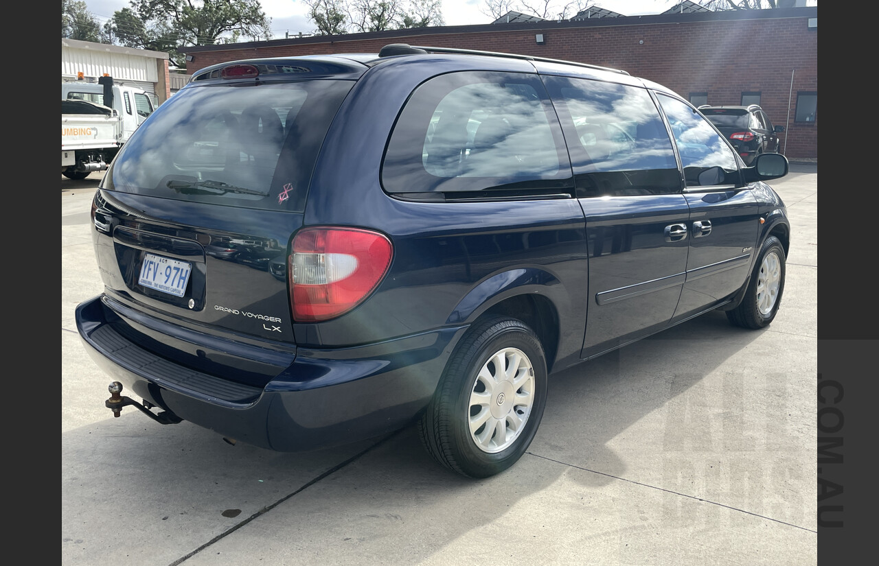 7/2004 Chrysler Voyager LX RG 05 UPGRADE 4d Wagon Blue 3.3L