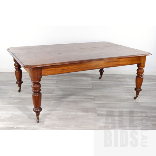 Large Antique Australian Cedar Dining Table, Mid 19th Century, Ex Homestead at Rye Park, NSW