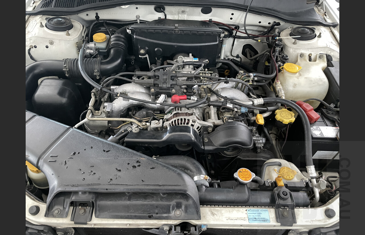 8/2001 Subaru Liberty Heritage (awd) MY01 4d Sedan White 2.5L