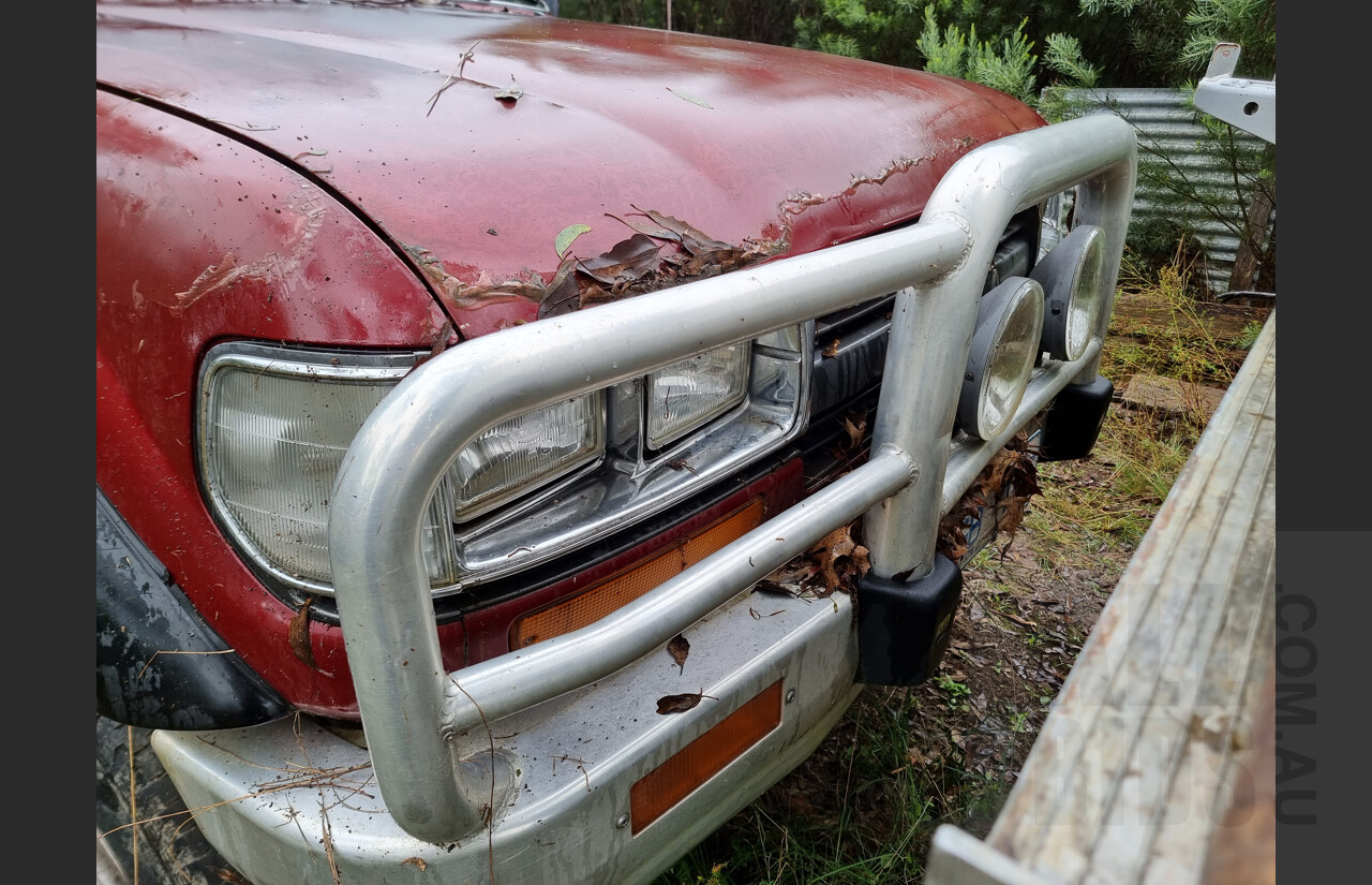11/1993 Toyota Landcruiser GXL (4x4) 4d Wagon Maroon 4.5L