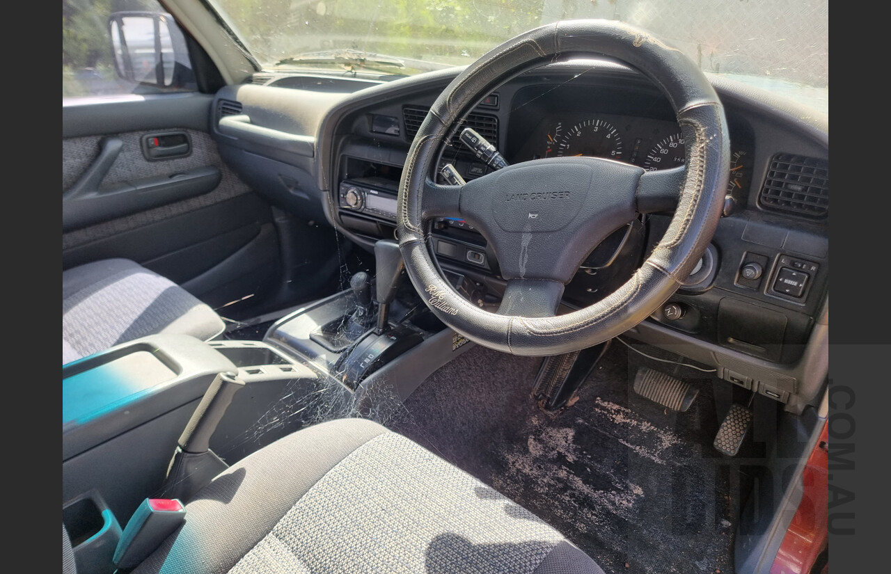 11/1993 Toyota Landcruiser GXL (4x4) 4d Wagon Maroon 4.5L