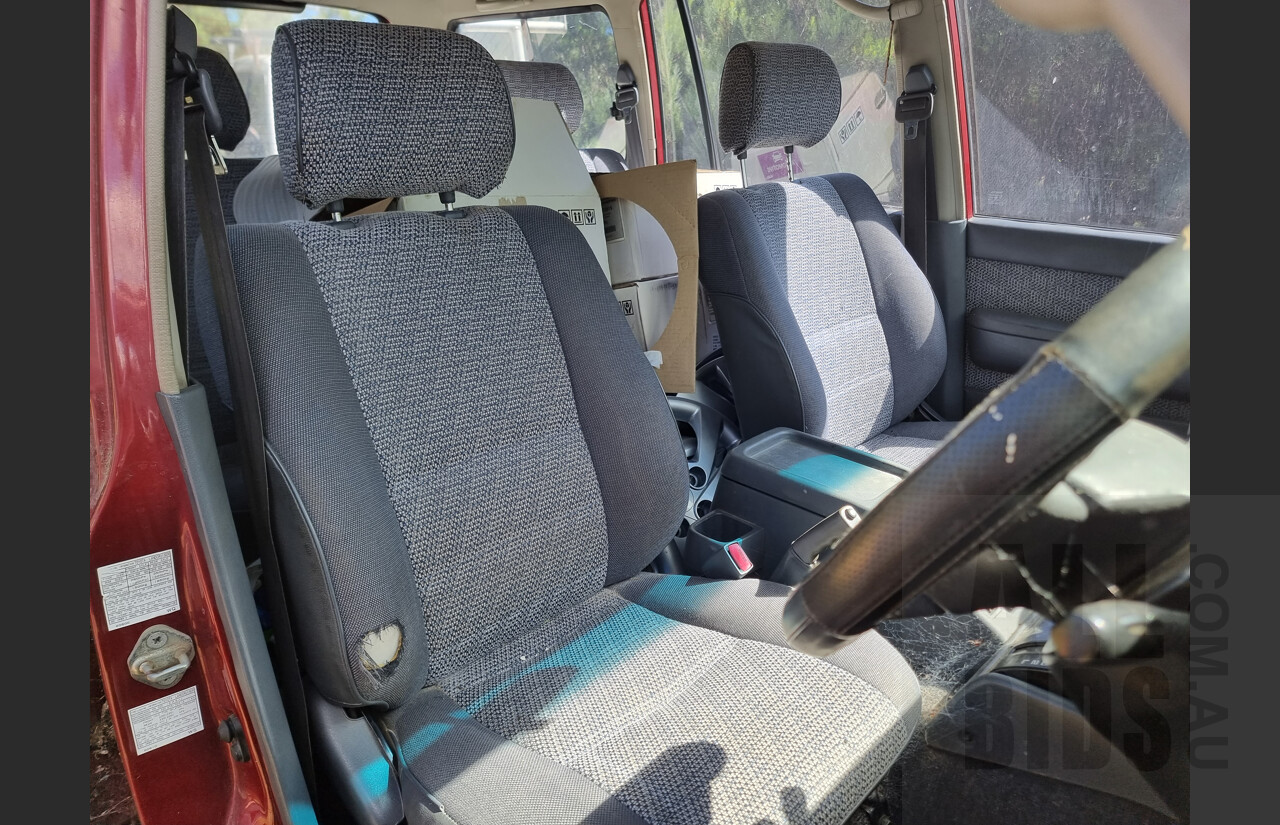 11/1993 Toyota Landcruiser GXL (4x4) 4d Wagon Maroon 4.5L