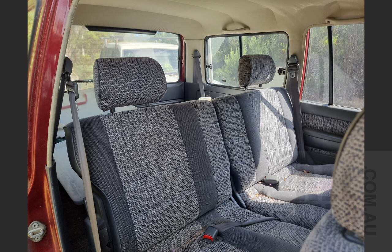11/1993 Toyota Landcruiser GXL (4x4) 4d Wagon Maroon 4.5L