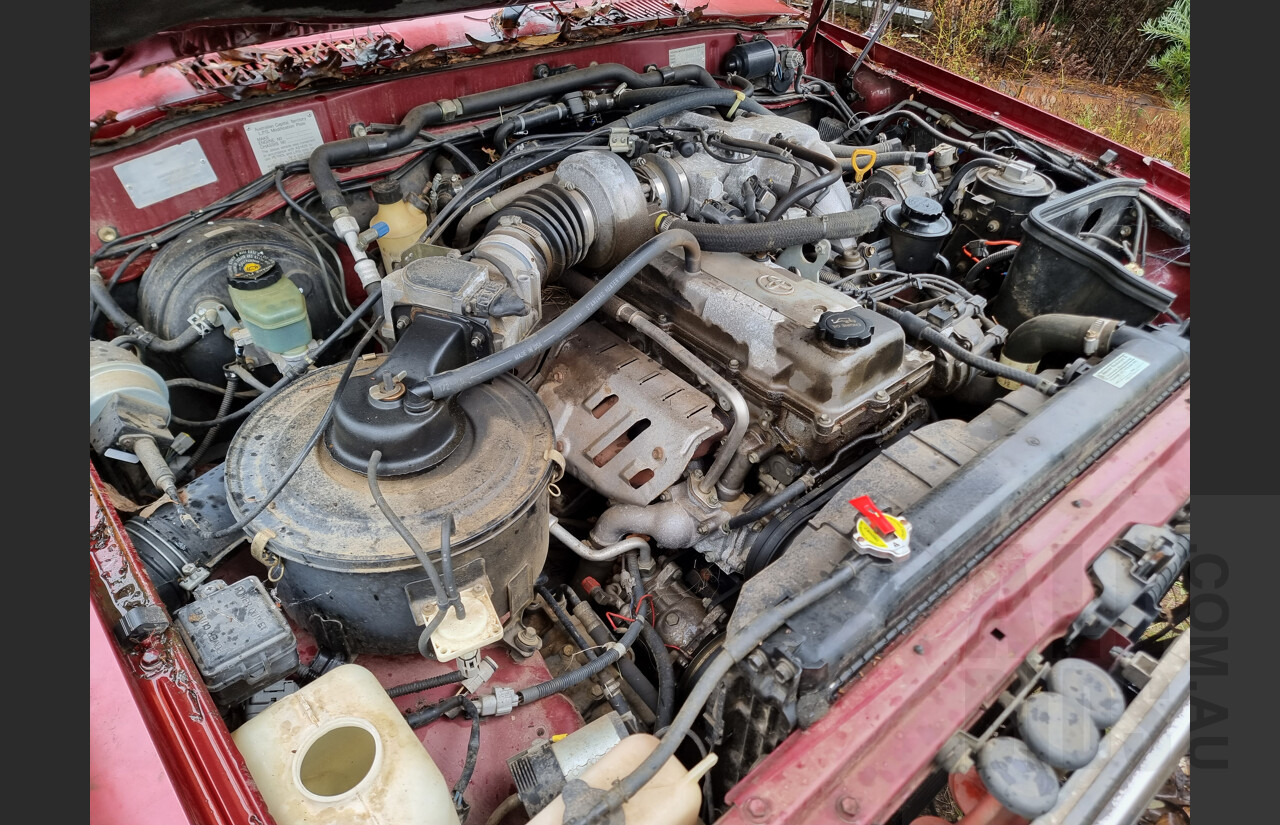 11/1993 Toyota Landcruiser GXL (4x4) 4d Wagon Maroon 4.5L
