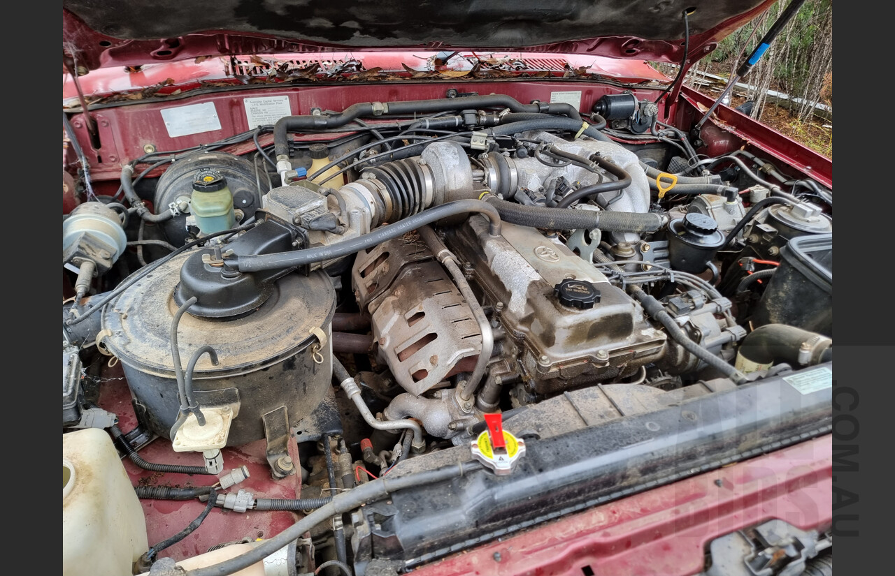 11/1993 Toyota Landcruiser GXL (4x4) 4d Wagon Maroon 4.5L