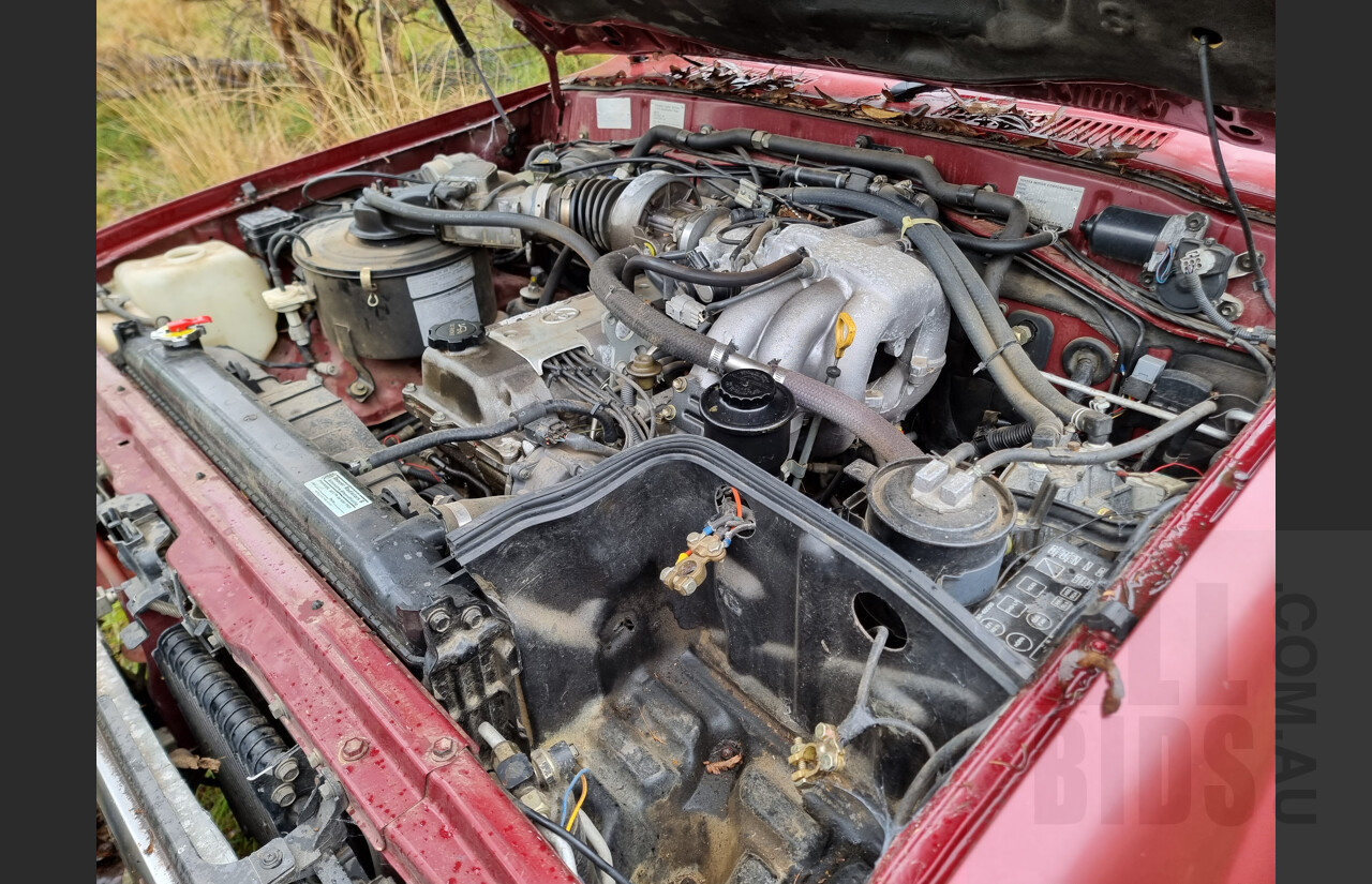11/1993 Toyota Landcruiser GXL (4x4) 4d Wagon Maroon 4.5L