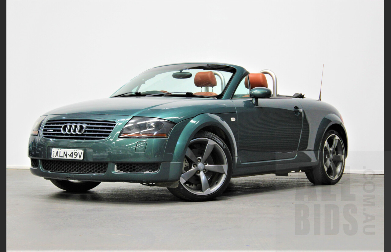 12/2001 Audi TT Quattro 2d Convertible Dark Green 1.8L Turbo