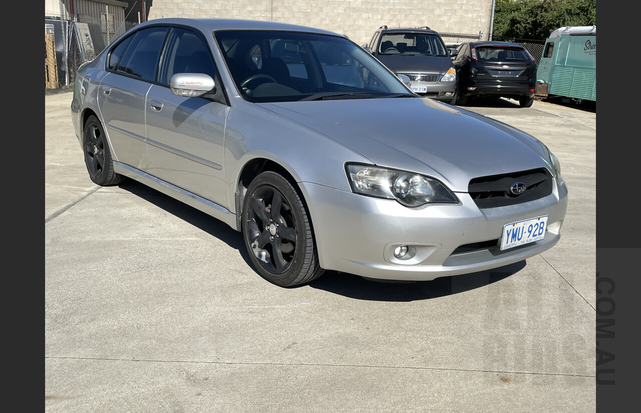8/2004 Subaru Liberty 2.5i MY04 4d Sedan Silver 2.5L