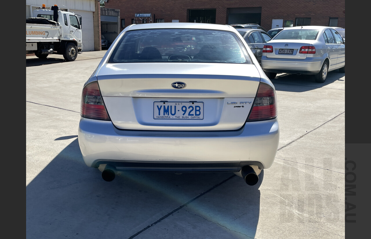 8/2004 Subaru Liberty 2.5i MY04 4d Sedan Silver 2.5L