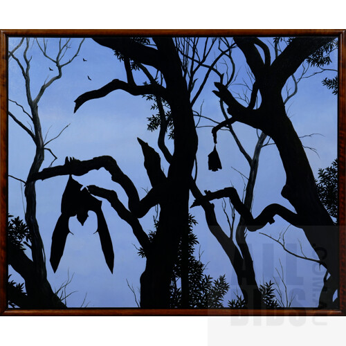 Michael Schlieper (born 1947), Hanging Out, Oil on Canvas, 95 x 115 cm