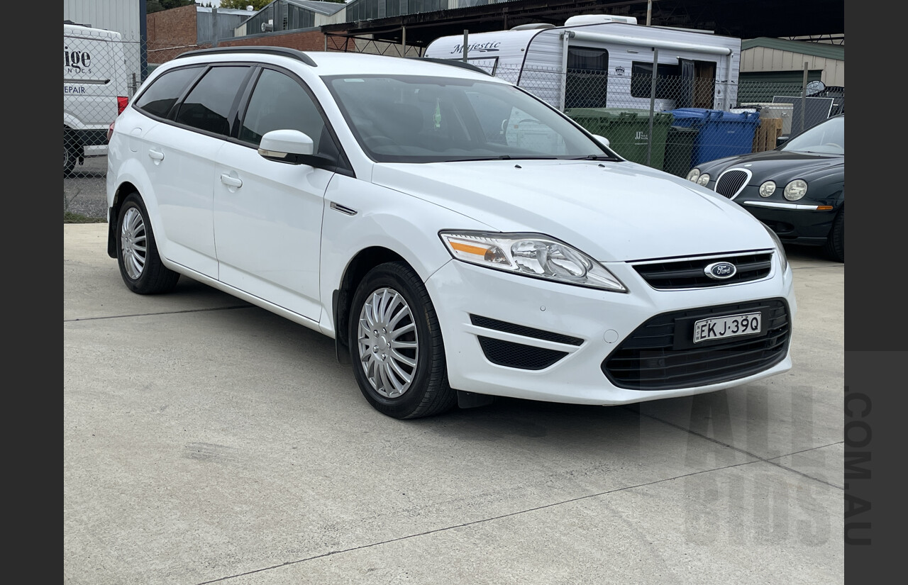 9/2014 Ford Mondeo LX TDCi MC 4d Wagon White 2.0L