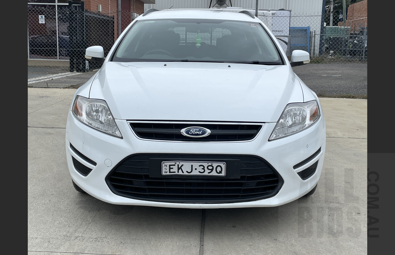 9/2014 Ford Mondeo LX TDCi MC 4d Wagon White 2.0L