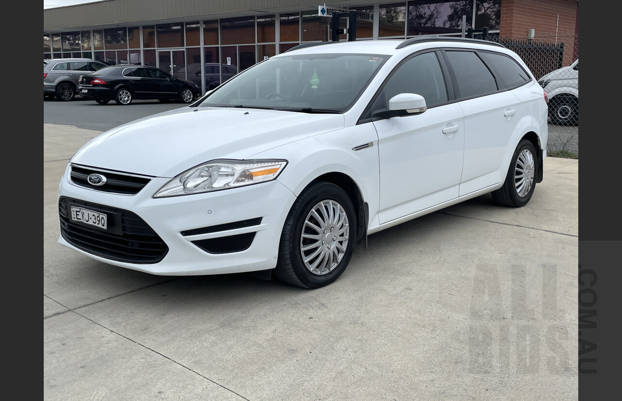 9/2014 Ford Mondeo LX TDCi MC 4d Wagon White 2.0L