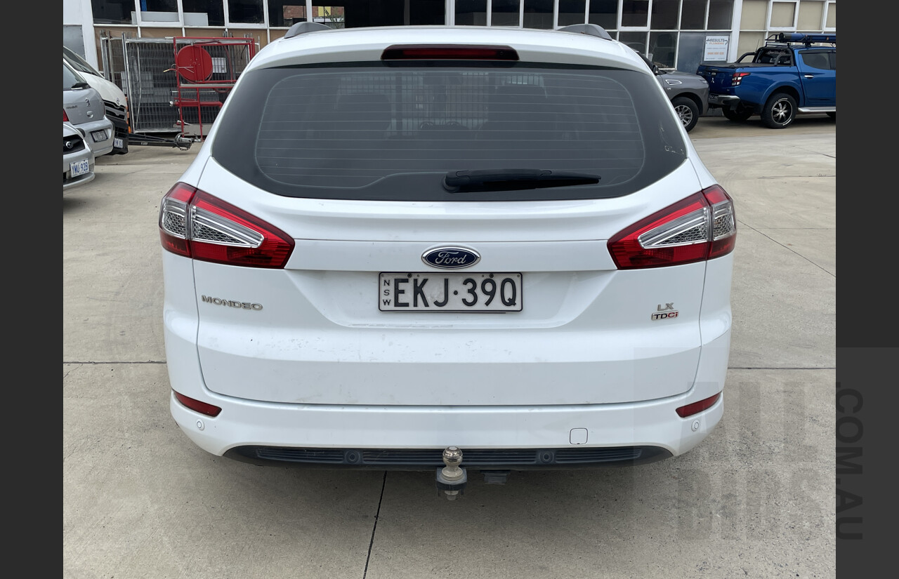 9/2014 Ford Mondeo LX TDCi MC 4d Wagon White 2.0L