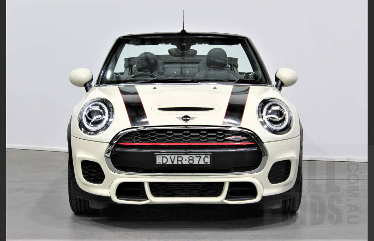 5/2018 Mini Cooper John Cooper Works JCW F57 MY18 2d Roadster Pearl White 2.0L