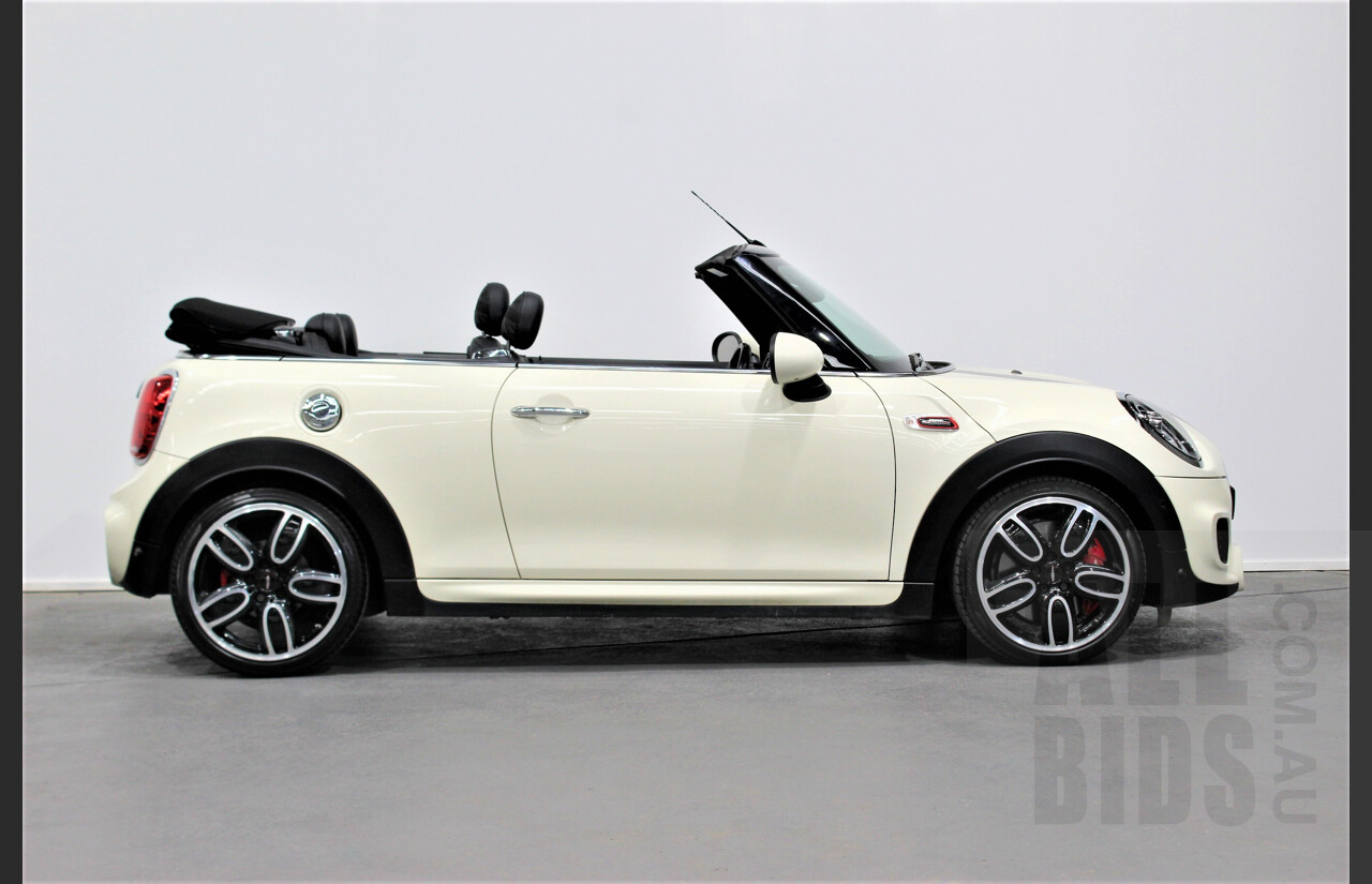 5/2018 Mini Cooper John Cooper Works JCW F57 MY18 2d Roadster Pearl White 2.0L