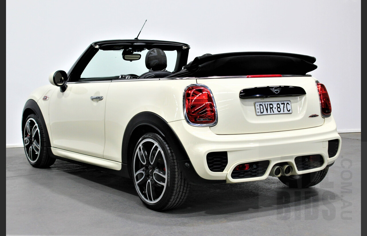 5/2018 Mini Cooper John Cooper Works JCW F57 MY18 2d Roadster Pearl White 2.0L
