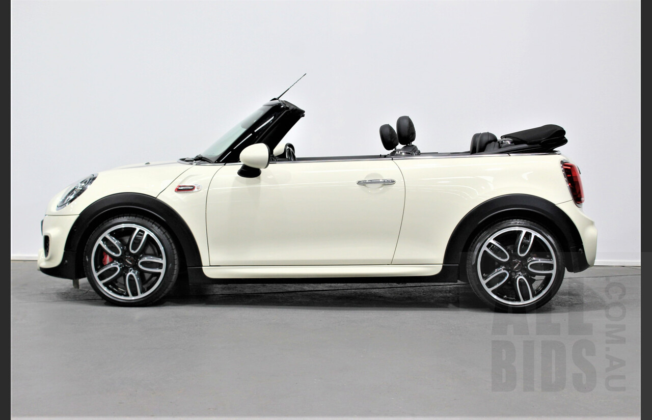 5/2018 Mini Cooper John Cooper Works JCW F57 MY18 2d Roadster Pearl White 2.0L