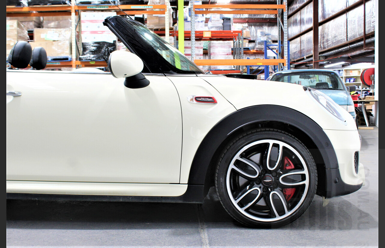 5/2018 Mini Cooper John Cooper Works JCW F57 MY18 2d Roadster Pearl White 2.0L