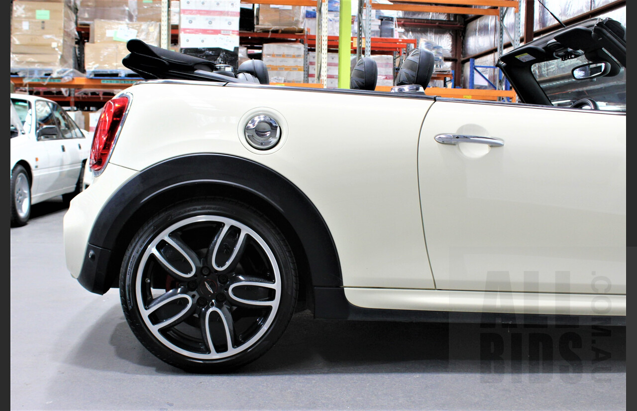 5/2018 Mini Cooper John Cooper Works JCW F57 MY18 2d Roadster Pearl White 2.0L