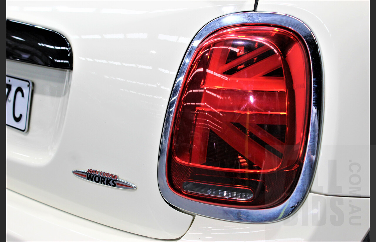 5/2018 Mini Cooper John Cooper Works JCW F57 MY18 2d Roadster Pearl White 2.0L