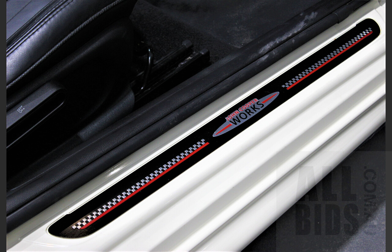 5/2018 Mini Cooper John Cooper Works JCW F57 MY18 2d Roadster Pearl White 2.0L