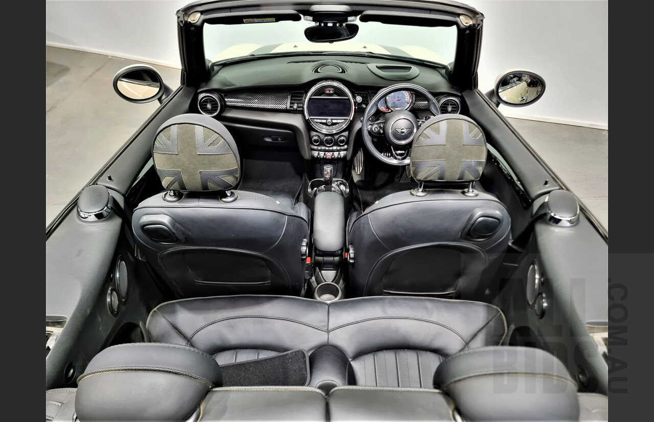 5/2018 Mini Cooper John Cooper Works JCW F57 MY18 2d Roadster Pearl White 2.0L