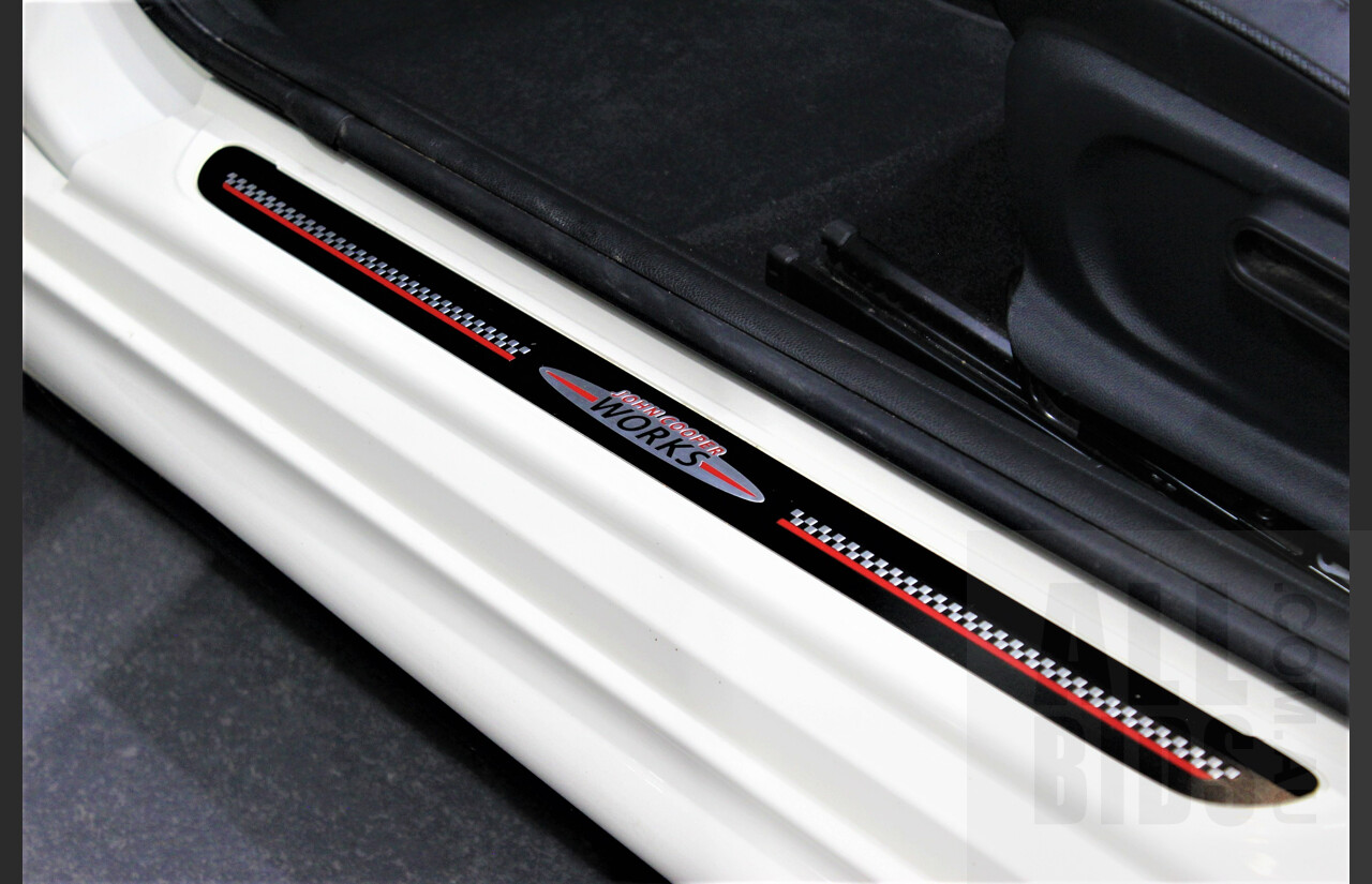 5/2018 Mini Cooper John Cooper Works JCW F57 MY18 2d Roadster Pearl White 2.0L