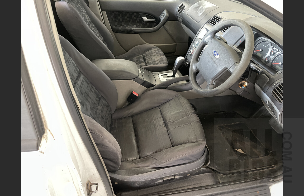 12/2002 Ford Falcon XL (lpg) BA Utility White 4.0L