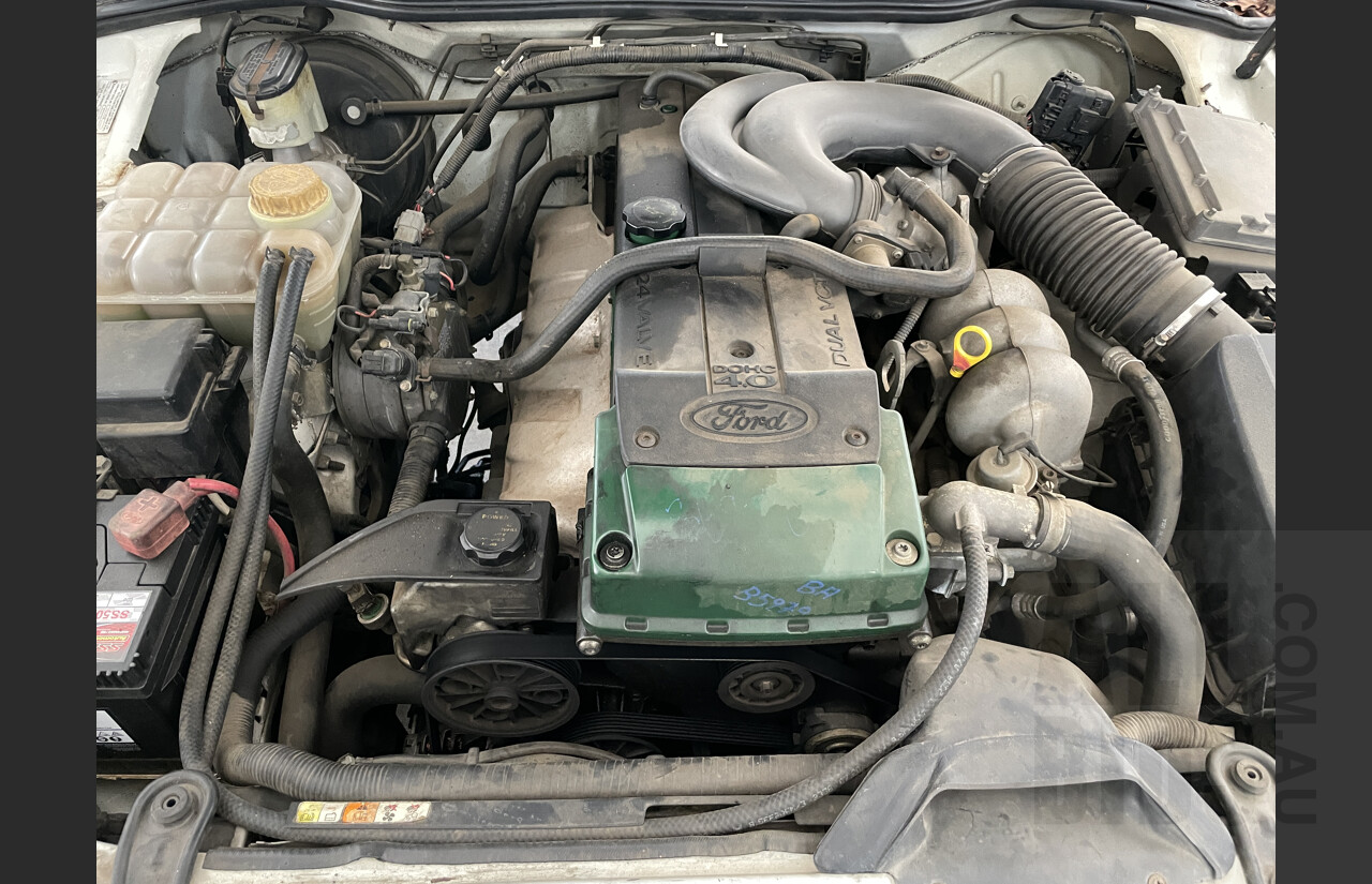 12/2002 Ford Falcon XL (lpg) BA Utility White 4.0L