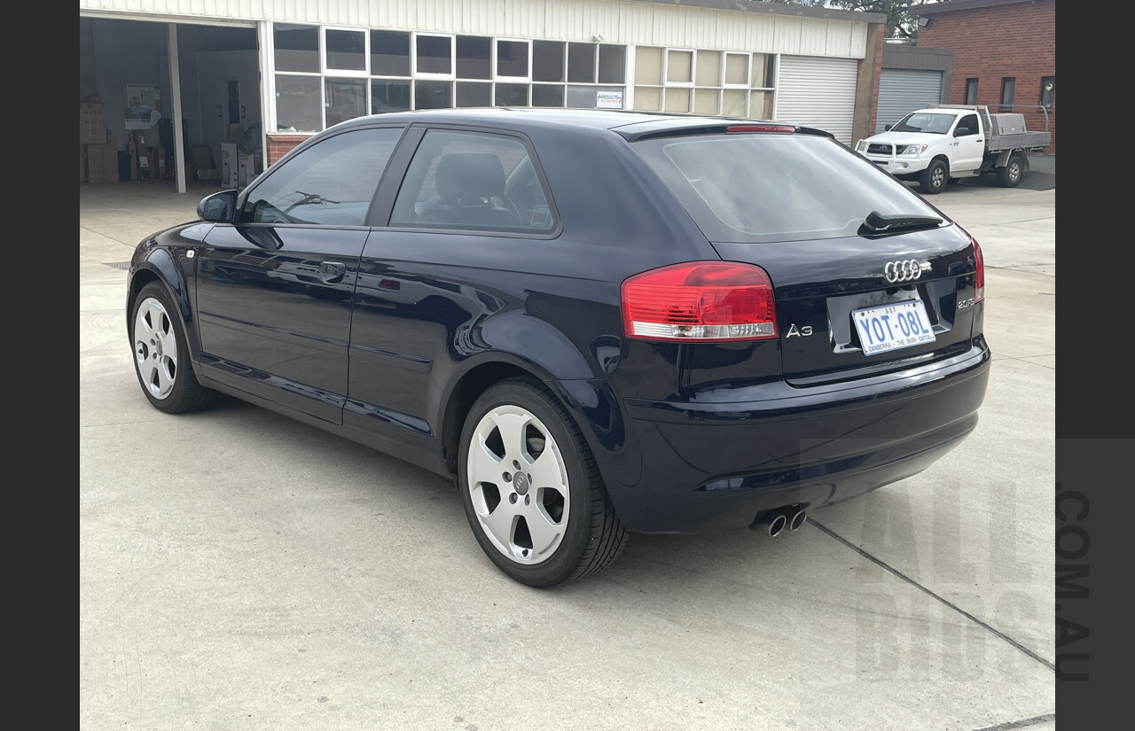 6/2004 Audi A3 2.0 FSI Ambition 8P 3d Hatchback Blue 2.0L