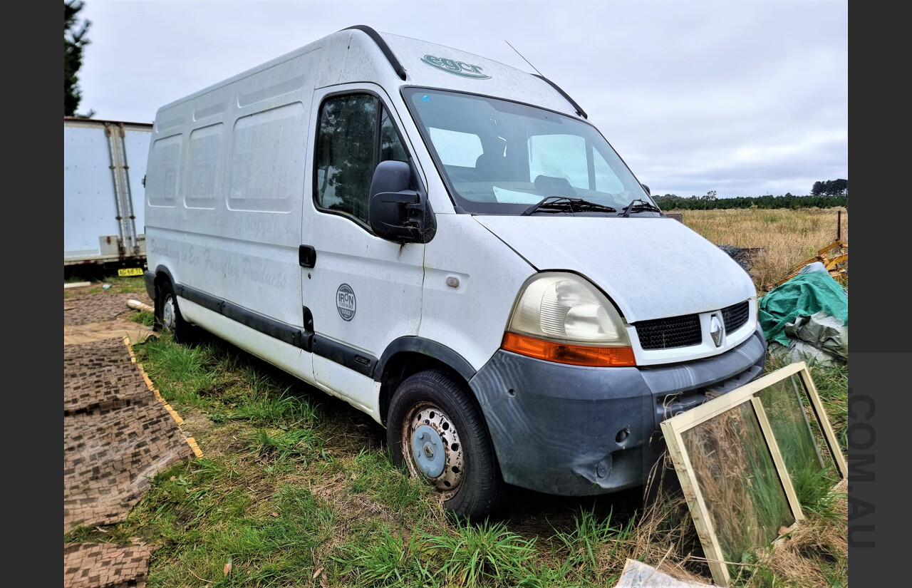 10/2006 Renault X70 Master LWB Hi-Roof 2d Van White 2.5L Turbo Diesel