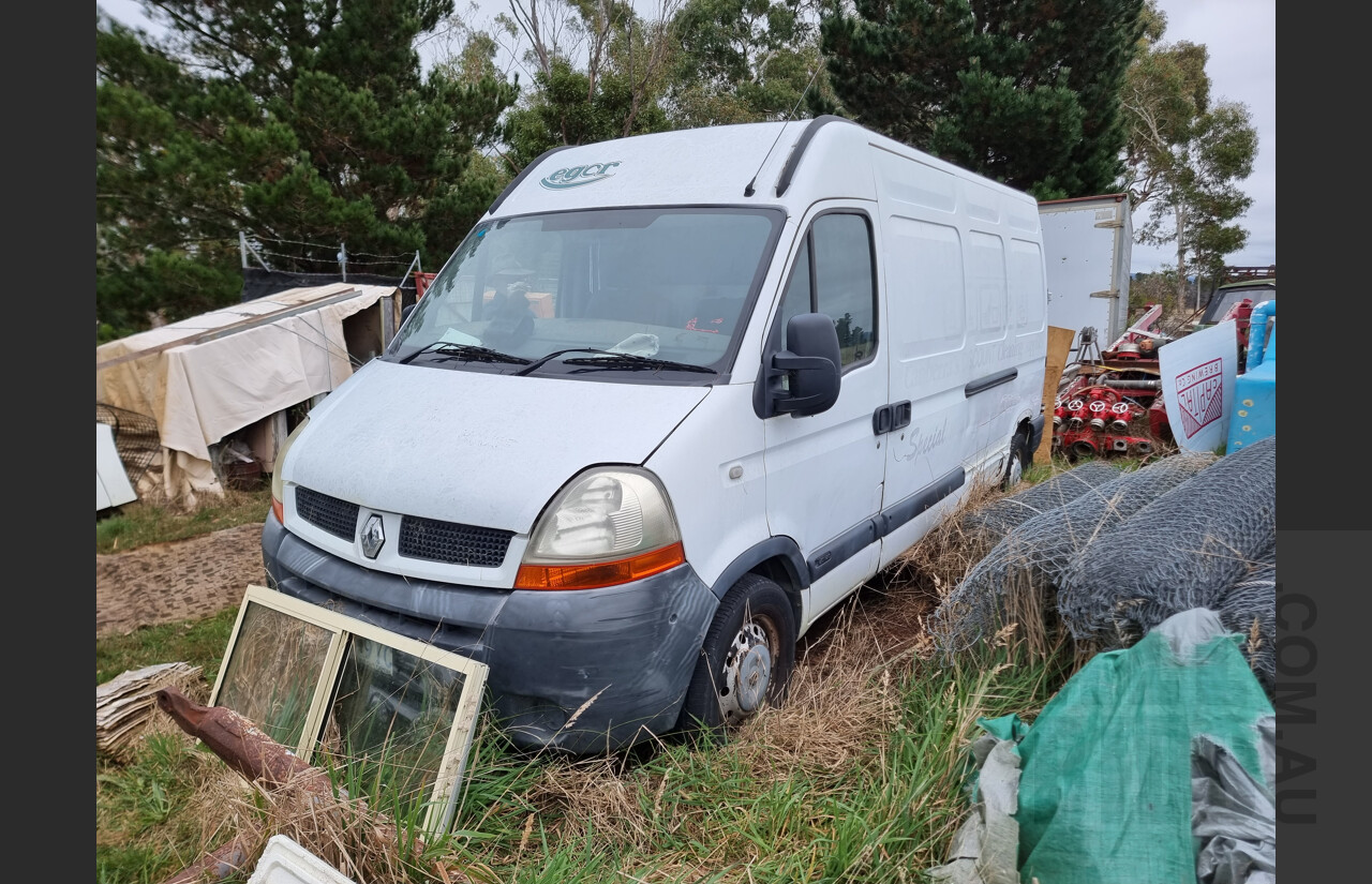 10/2006 Renault X70 Master LWB Hi-Roof 2d Van White 2.5L Turbo Diesel