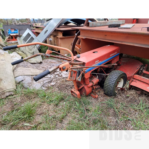 Gravely 5665 12hp Walk Behind Yard Tractor with Two Attachments