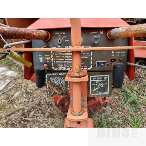 Gravely 5665 12hp Walk Behind Yard Tractor with Two Attachments