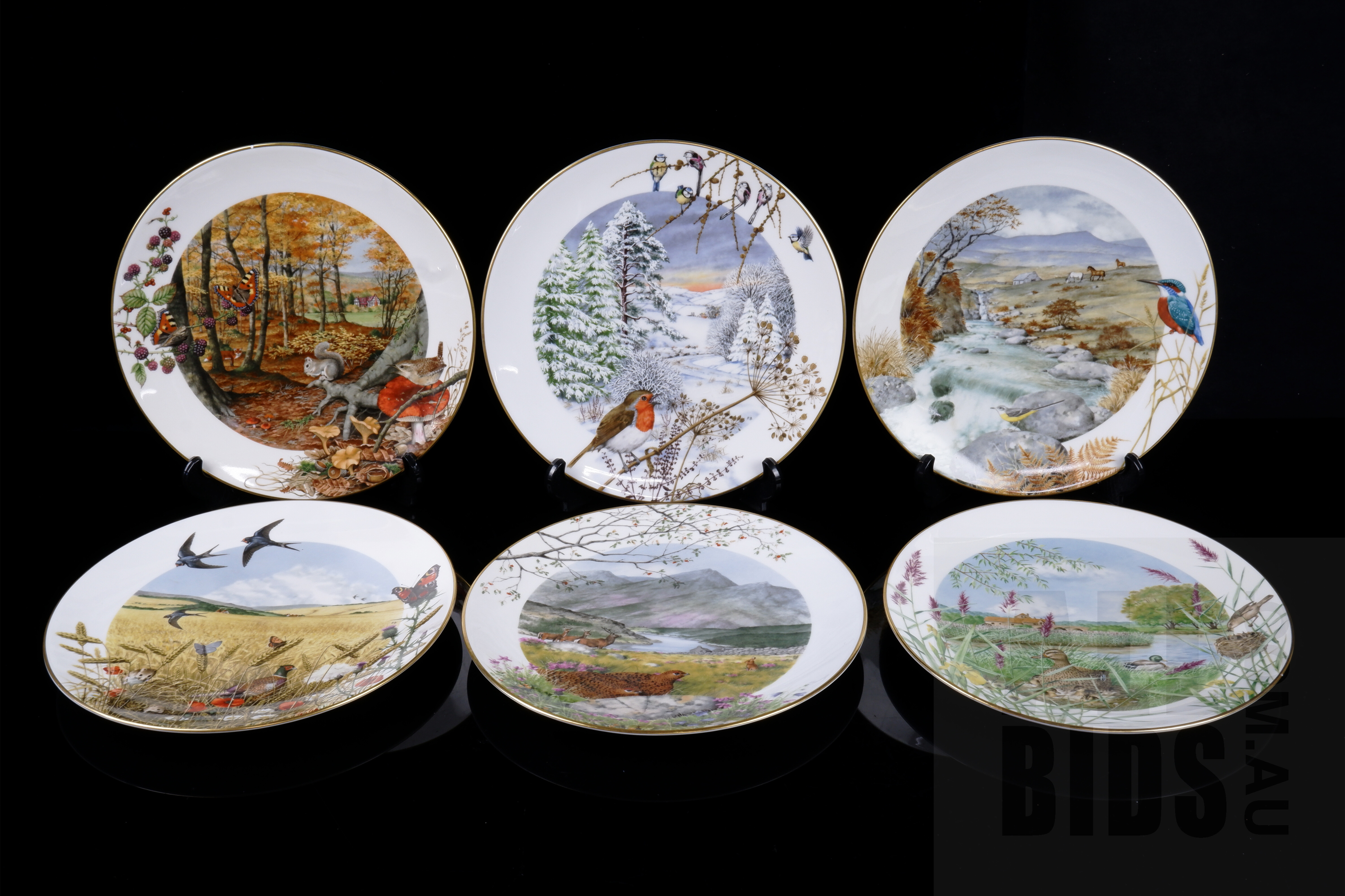 Royal Worcester Franklin Porcelain 絵皿 【公式通販】